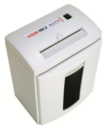 HSM Classic 102.2c, 6-7 Sheet, Cross-Cut, 5.7-Gallon Capacity Shredder