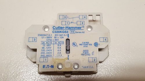 CUTLER-HAMMER EATON C320KGS3 SIDE MOUNT SERIES A2