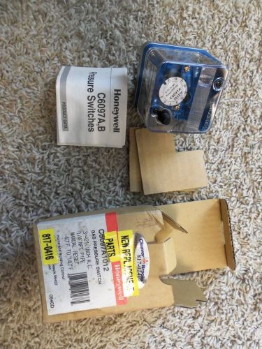 Cleaver brooks boiler gas pressure switch # 817-0416, c6097a1012 for sale