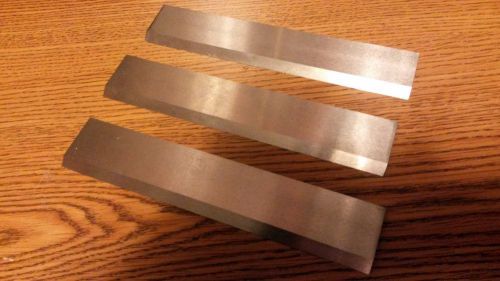 High speed steel planer knives for 13&#034; jet/grizzly set of 3 for sale