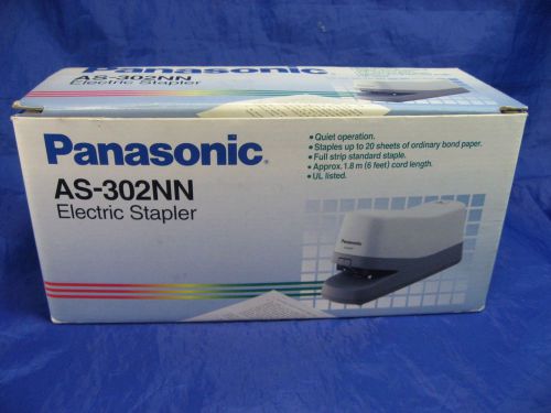 NEW Panasonic AS-302NN Electric Stapler Industrial Heavy Duty 20 Page Capacity