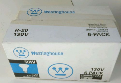 Westinghouse R20 50E 130V Bulbs- 6 Pack