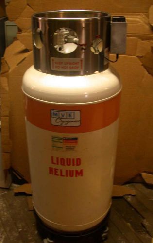 USHE 60 Liquid Helium Nitrogen Cryogenics Canister tank dolly and wheels