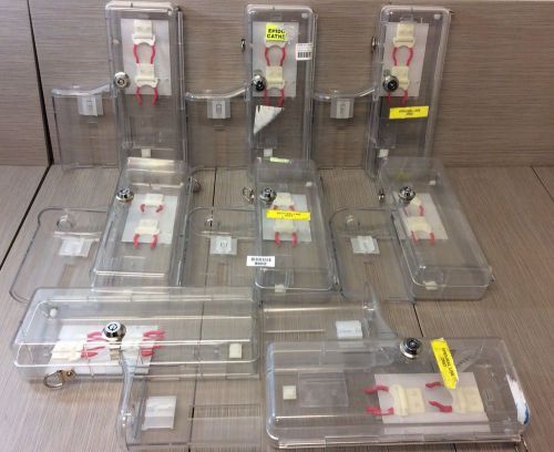 Hospira Gemstar PCA 250ml Lock Box Cases Lot of 8 9682