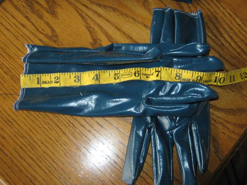 Condor grainger chore work gloves nitrile m new 1 pair cotton lining 3ra92 for sale