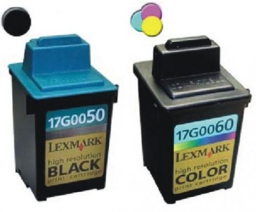Take4Less 2-pack (B+C) 17G0050 17G0060 50 60 Lexmark Compatible ink Cartridges