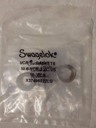 10 swagelok ni-8-vcr-2-zc-vs nickel side load retainer gasket 1/2&#034; vcr (d6) for sale