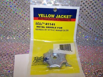 Yellow Jacket, GAUGE SET HANDLES, METAL,With Screw for Ritchie Series 41