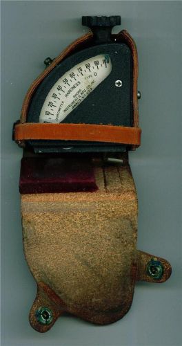 Vintage shore durometer hardness type d leather case plate/block samples as-is for sale