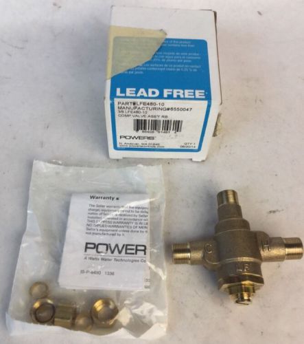 Powers LFE480-10 - 3/8&#034; NPT Compression Thermostatic Valve Assembly 1007WQ.4D