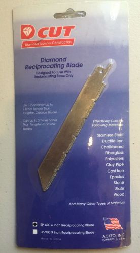 6&#034; diamond reciprocating blade for sale