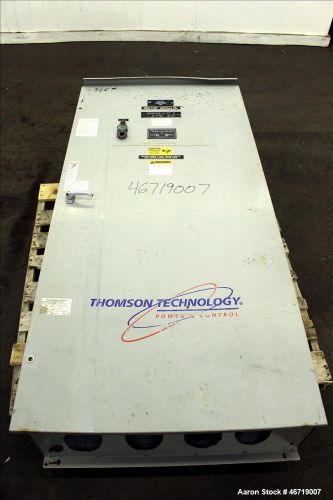 Used- thomson technology automatic transfer switch, model ts 873a0600b1ae1dnkaa, for sale