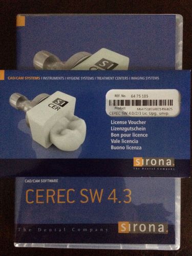 Cerec 4.3 Software And License Vouche