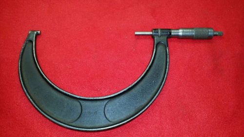 Vintage Brown &amp; Sharpe 5 to 6&#034; Outside Micrometer