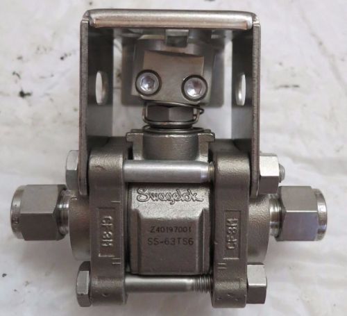 Swagelok ss-63ts6 ball valve, reinforced ptfe seats, 3/8 in. (no valve) for sale