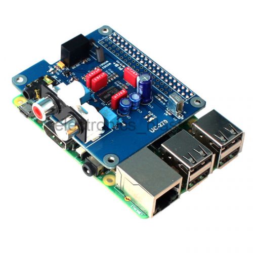 HIFI DAC Audio Sound Card Module I2S interface for Raspberry pi 3 / B+/2 Model B