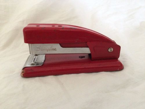 Swingline 99 Red Stapler Retro Desk Decor 4-3/4&#034; Vtg MCM