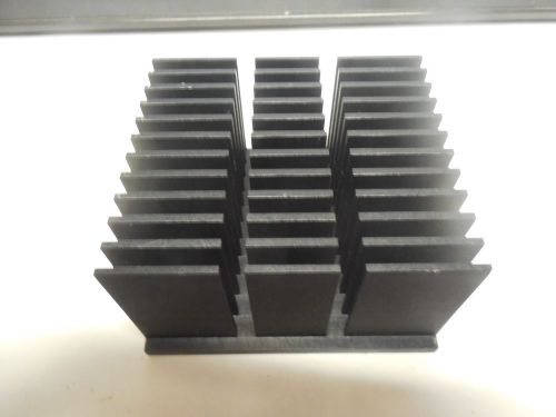 No name aluminum heat sink 3-13/32&#034;x 3-5/32&#034;x 1-27/32&#034; new for sale