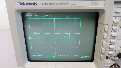 TEKTRONIX TDS460A Digital Oscilloscope Options: 05,13,1F,1M,2F
