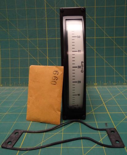 Ge aviation special scale meter 0-60 psi p/n: 0062333 nsn: 6625-01-141-5404 for sale