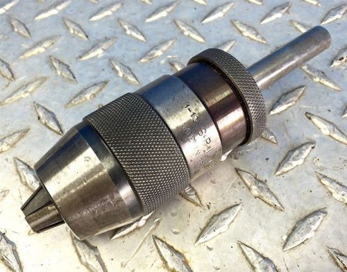 SPI 1/32-1/2&#034; CAPACITY KEYLESS DRILL PRESS CHUCK w/ 1/2&#034; STRAIGHT SHANK