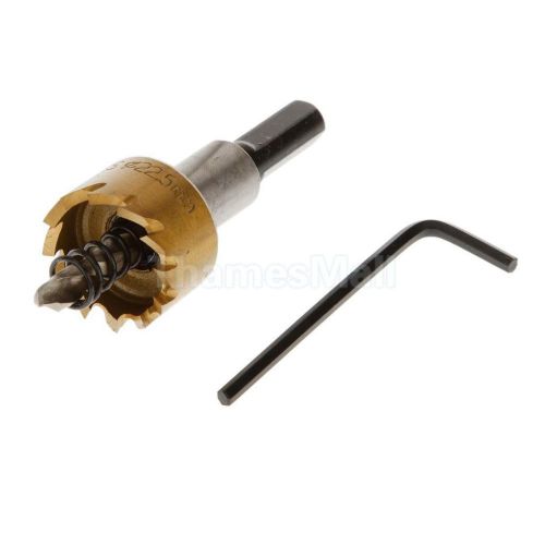 22.5mm hss high speed stainless steel drill hole saw multi-bit cutter tool for sale