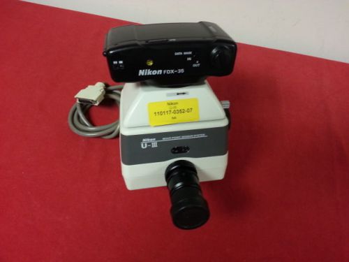 Nikon U-III Multi Point Sensor System w/ Nikon FDX-25 Camera attached
