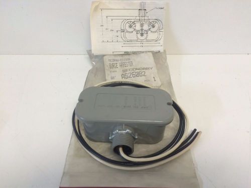 NEW OLD STOCK! MCGRAW-EDISON 260V SECONDARY SURGE ARRESTER AS260B2