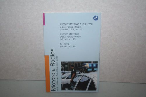 Qty-22, Motorola Astro XTS2500, XTS1500, MTS1500 Quick reference guides w CD&#039;s
