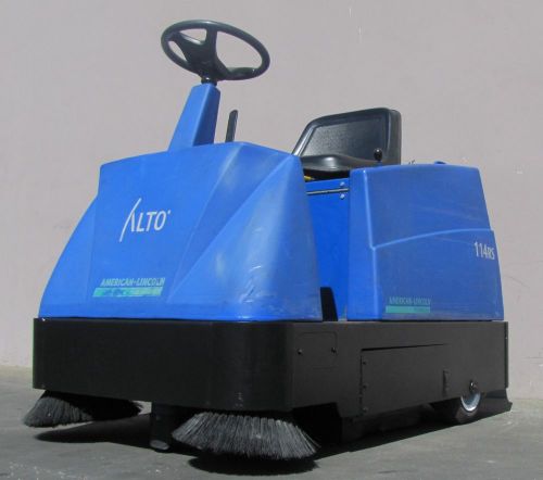 Alto american lincoln 114rs ride on floor vacuum sweeper  36v battery for sale