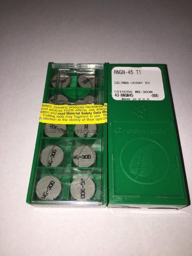 Greenleaf RPGN-45 T1 Pack of 10 Brand New Ceramic Inserts - FREE SHIPPING