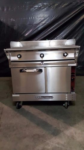 Southbend TVES/10WC Flat Top Range w/ Convection Oven, 24&#034; Griddle &amp; 2 Burners