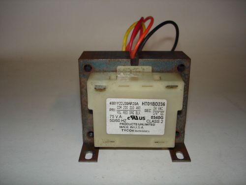 *used* products unlimited class 2 transformer 24vac 4001y22j30ar28a ht01bd236 for sale