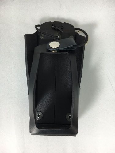 Boston Leather 5483RC-1 Radio Holder With D-Rings for the Motorola 1250
