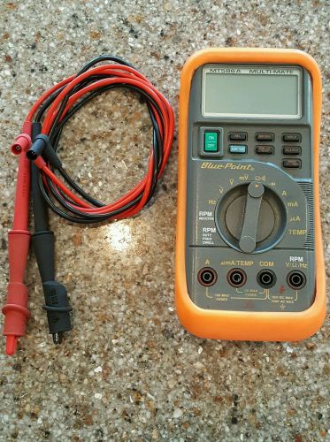 blue point multimeter mt586a multi mate snap on FREE SHIPPING!