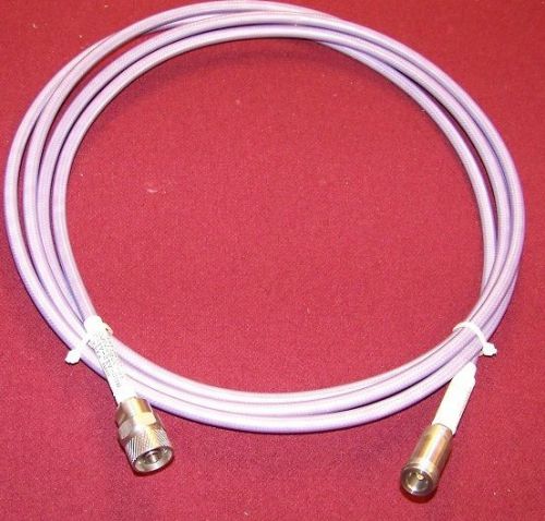 WL Gore 10 ft double shielded Teflon test cable with precision N male and female