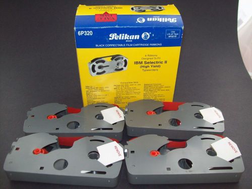 Pelikan 6P320 IBM Selectric II &amp; Many Other Manufactures 4 Black Cartridges NEW