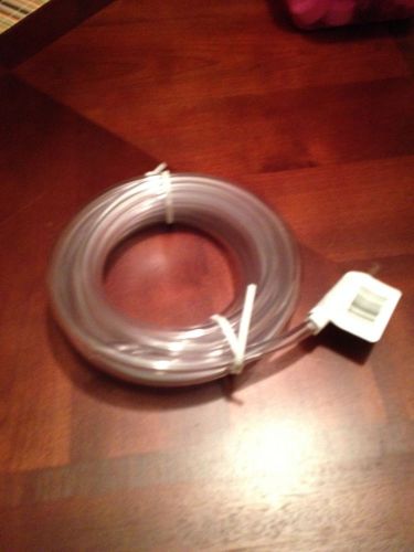 Clear Vinyl Tubing 3/8&#034; OD x 1/4&#034; ID x 20 ft Lead Free WATTS 55 PSI