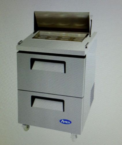 Atosa MSF8309 27&#034;Refrigerated Sandwich/Salad Prep Table With Drawers