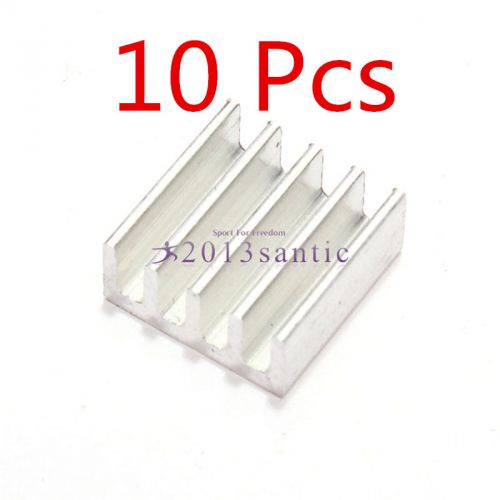 10 pcs 11x11x5 mm aluminum heat sink cooler kit for memory chip ic raspberry pi for sale
