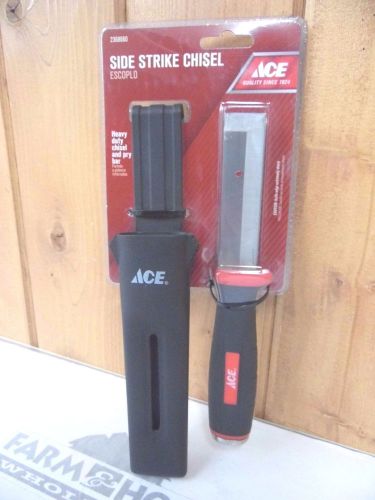 1&#034; Side Strike Chisel Knife w/ Sheath ~ Heavy Duty ~ New ~ Free Shipping