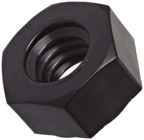 Nylon 6/6 hex nut black 1/4&#034;-20 thread size 7/16&#034; width across flats 15/64&#034; t... for sale