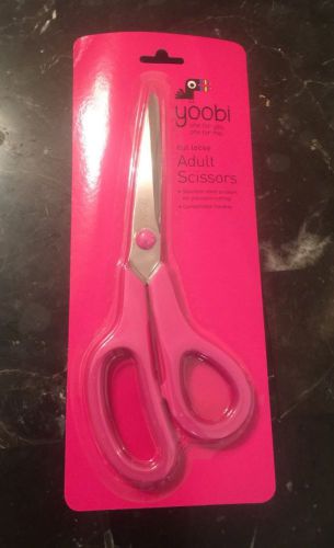 YOOBI Adult Scissors Pink - Cut Loose Stainless Steel Brand New Item