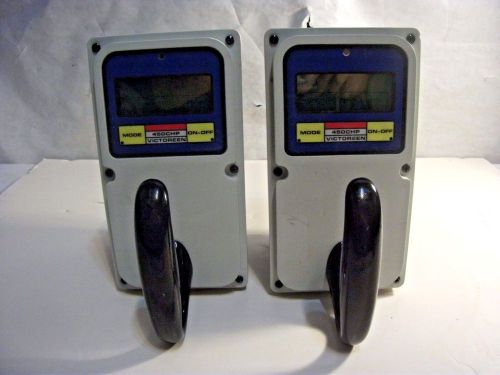 Lot of 2 - Victoreen 450CHP Ion Chamber Radiation Survey Meter - UNTESTED