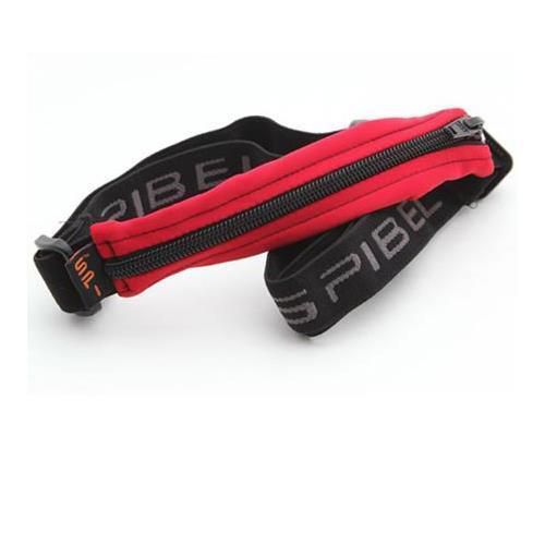 Spibelt original small personal item belt, red fabric/black zipper #7bl-a003-001 for sale
