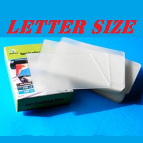 Laminating laminator pouches sheets 100 letter size  9 x 11-1/2   3 mil... for sale