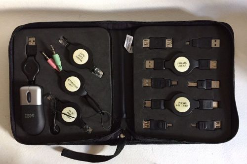 IBM Case Of 12 Electronic Connectors With Mouse USB Others