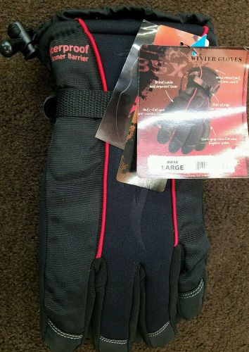 Revco BSX BW50 Grain Pigskin WaterProof Winter Work Gloves, Large