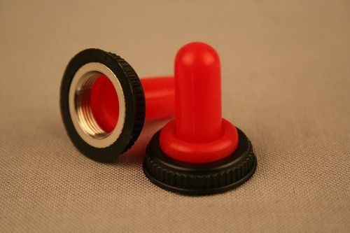 Red Toggle Switch Cover - Red Color - Rain Proof Cap for Toggle Switches