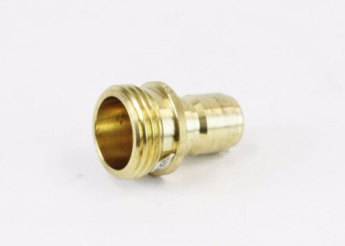 Adapter fitting 3/4&#034; male plug x 3/4&#034; male garden hose side fits pressure washer for sale